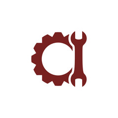 Repair tool icon isolated on transparent background