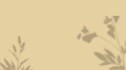 Yellow Podium Product Backdrop,Summer Background Pattern Abstract Overlay Sun Light with Shodow Leaves,Kitchen Counter Bar Shelf Wall Floor Table Desk Space,Cement Concrete Autumn Plant Tropical.