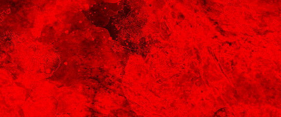Red watercolor ombre leaks and splashes texture on red watercolor paper background, abstract watercolor hand painted background, vintage red or black paper designs.	