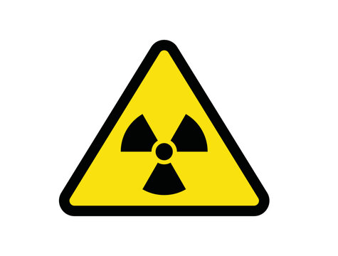 Radiation Trefoil Warning Sign