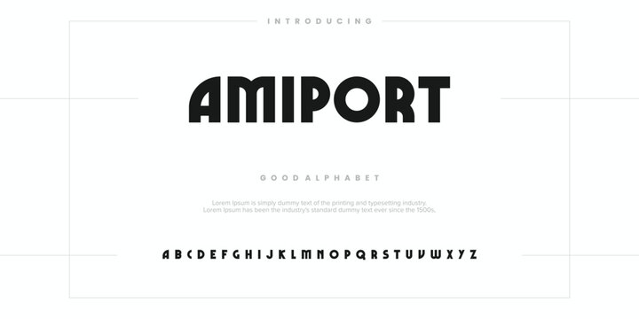 Sport Modern Future bold Alphabet Font. Typography urban style fonts for technology, digital, movie logo bold style. vector illustration