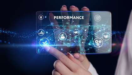 KPI key performance indicator increase optimization business and industrial process. 3d illustration