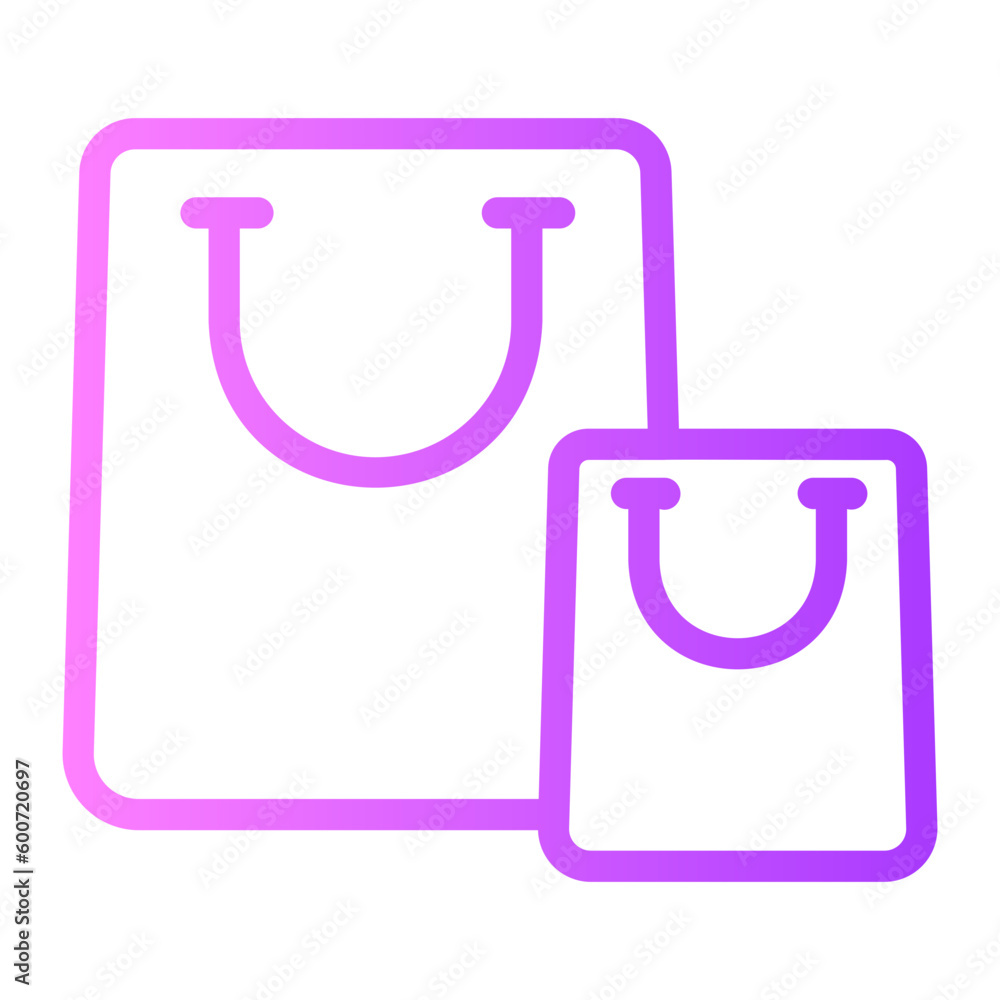 Poster bags icon