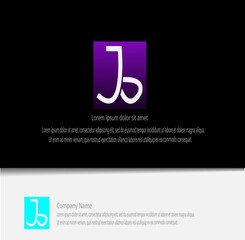 a simple logo with a combined letter model is perfect for your company branding