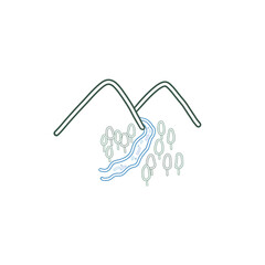 Forest and River PNG