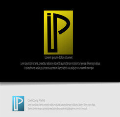 a simple logo with a combined letter model is perfect for your company branding