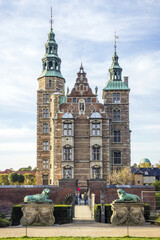 Fototapeta na wymiar Rosenborg renaissance Castle in Copenhagen, Denmark