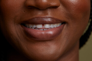 Close-up of smiling woman