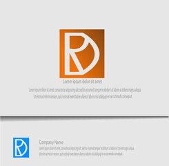 a simple logo with a combined letter model is perfect for your company branding