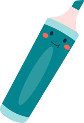 Felt-tip Pen Character