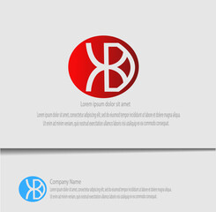 a simple logo with a combined letter model is perfect for your company branding