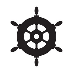 ship wheel icon © Husein