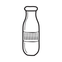  hand drawn bottle icon