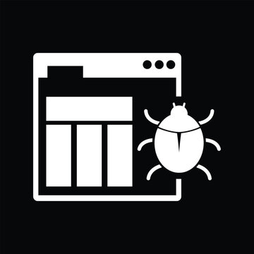 Bug on file folder showing folder virus icon