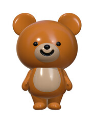 かわいいクマのキャラクターポーズ集