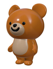 かわいいクマのキャラクターポーズ集