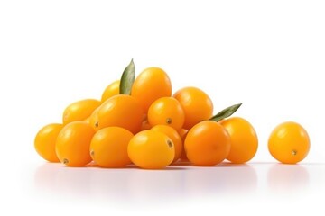 Kumquat with leaves, ai generative