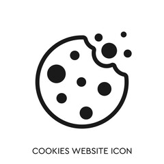 Cookies - vector website icon. Vector element for web page.