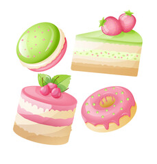Sweet food set