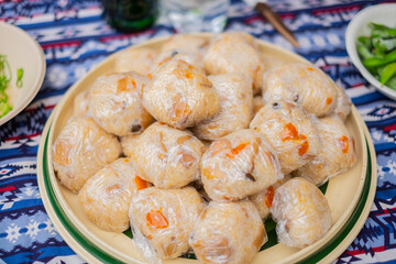 炊き込みご飯のおにぎり