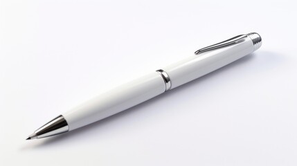 Ballpoint pen isolated on white background. Generative AI