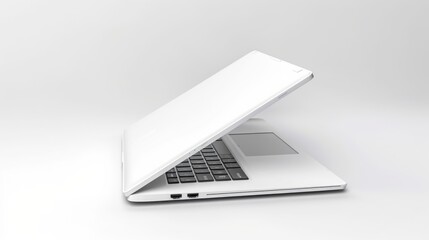 Laptop stand isolated on white background. Generative AI