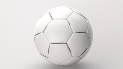 Obraz premium Soccer ball isolated on white background. Generative AI