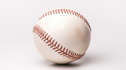 Baseball isolated on white background. Generative AI