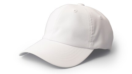 Tennis hat isolated on white background. Generative AI