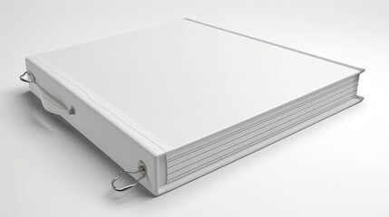 Binder isolated on white background. Generative AI