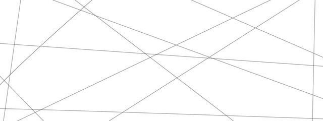 Abstract black and white liens with many squares and triangles shape background. Abstract geometric lines background. Vector illustration.