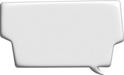 Fototapeta premium 3D Cartoon Chat Box