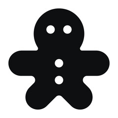 gingerbread man icon