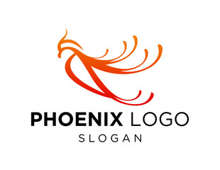 Logo about Phoenix on a white background. created using the CorelDraw application.