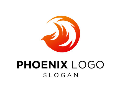 Logo about Phoenix on a white background. created using the CorelDraw application.