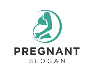 Logo about Pregnant on a white background. created using the CorelDraw application.