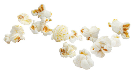 Flying popcorn cut out