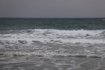 waves on the beach