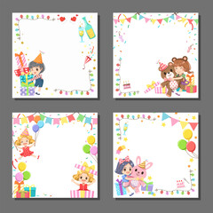 Happy New Year's activities. Design elements for the web, cards and publications.