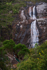 Stunning Long Exposure of a Majestic Waterfall in Caparao Park