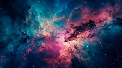 Starry Night Sky in Deep Blue - Captivating image of a night sky full of stars in a beautiful deep blue hue, perfect for backgrounds, astronomy, and nature-related projects