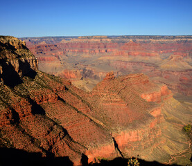 Blue Sky Day At The Grand Canyon Arizona