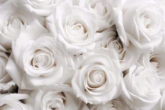 white rose from generative ai