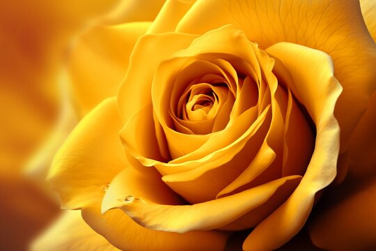 yellow rose from generative ai