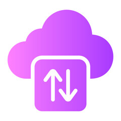 up and down gradient icon