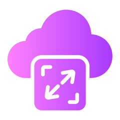 maximize gradient icon