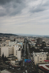 Jenin, Palestine - City view from building in Jenin