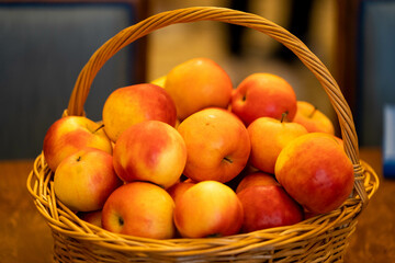 apples in basket