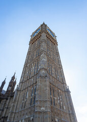 Fototapeta na wymiar Big Ben from above in London