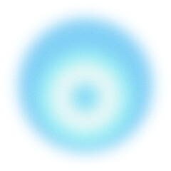Blue Grainy Gradient Circle